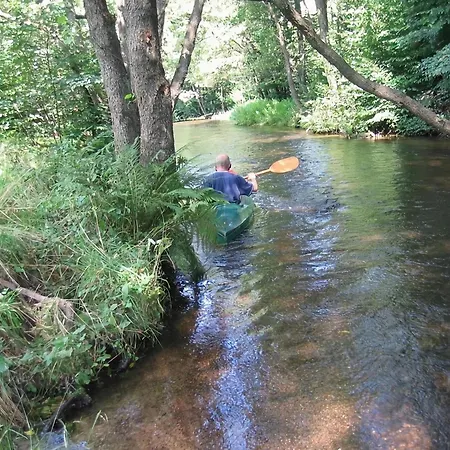 빌라 Holiday Villa With Fireplace And Private Garden Pollnow