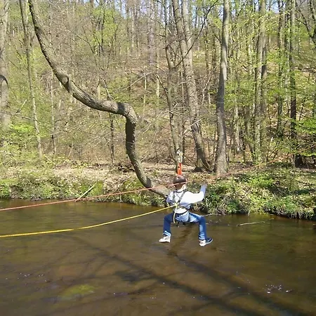 빌라 Holiday Villa With Fireplace And Private Garden Pollnow